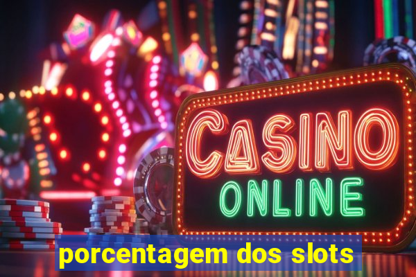 porcentagem dos slots